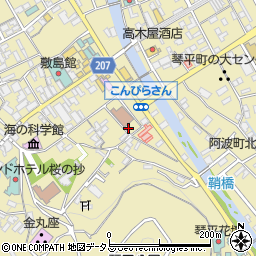 香川県仲多度郡琴平町758周辺の地図