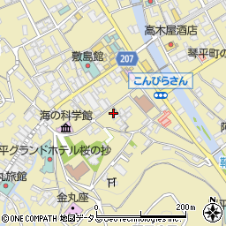 香川県仲多度郡琴平町788周辺の地図
