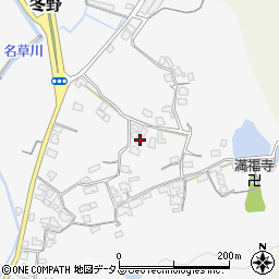 和歌山県和歌山市冬野40周辺の地図