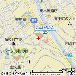 香川県仲多度郡琴平町783-3周辺の地図