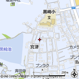徳島県鳴門市撫養町黒崎宮津周辺の地図