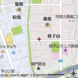 徳島県鳴門市撫養町大桑島蛭子山110周辺の地図