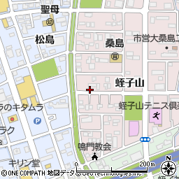 徳島県鳴門市撫養町大桑島蛭子山109周辺の地図