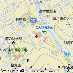 香川県仲多度郡琴平町783-9周辺の地図