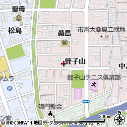 徳島県鳴門市撫養町大桑島蛭子山112周辺の地図
