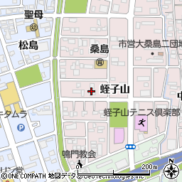 徳島県鳴門市撫養町大桑島蛭子山111周辺の地図