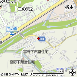 山口県山口市宮野下1369-2周辺の地図