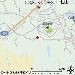 和歌山県海南市七山54周辺の地図
