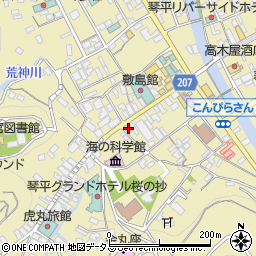 台湾タンパオ金毘羅店周辺の地図