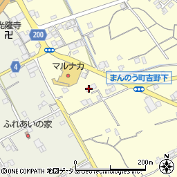 香川県仲多度郡まんのう町吉野下1166-4周辺の地図