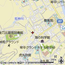 香川県仲多度郡琴平町824周辺の地図