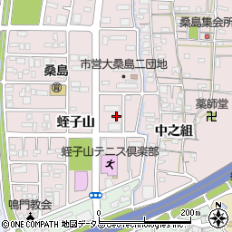 徳島県鳴門市撫養町大桑島蛭子山205周辺の地図