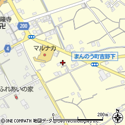 香川県仲多度郡まんのう町吉野下1166-1周辺の地図