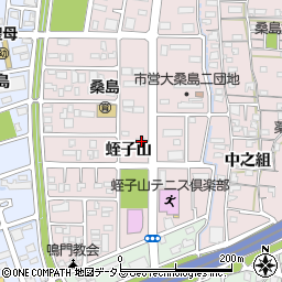 徳島県鳴門市撫養町大桑島蛭子山189周辺の地図