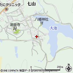 和歌山県海南市七山455周辺の地図