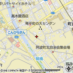 香川県仲多度郡琴平町126周辺の地図