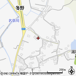 和歌山県和歌山市冬野61-4周辺の地図