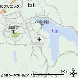 和歌山県海南市七山440周辺の地図
