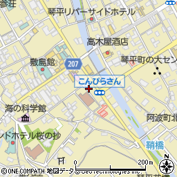 香川県仲多度郡琴平町757周辺の地図
