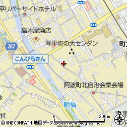 香川県仲多度郡琴平町128周辺の地図