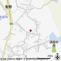 和歌山県和歌山市冬野89周辺の地図