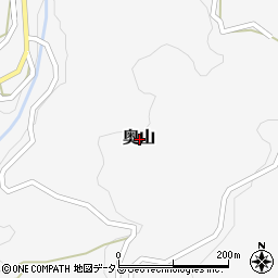 香川県木田郡三木町奥山周辺の地図