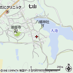 和歌山県海南市七山454周辺の地図
