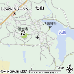 和歌山県海南市七山386周辺の地図