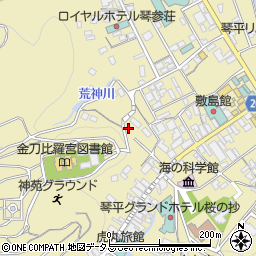 香川県仲多度郡琴平町830周辺の地図