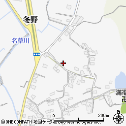 和歌山県和歌山市冬野85周辺の地図