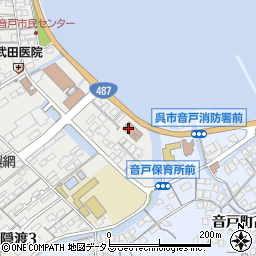 音戸倉橋交通安全協会周辺の地図