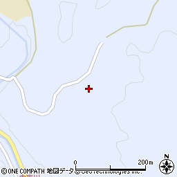 山口県美祢市大嶺町（奥分白岩）周辺の地図