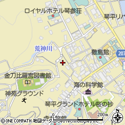 香川県仲多度郡琴平町833周辺の地図