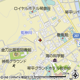 香川県仲多度郡琴平町855-2周辺の地図