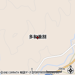 香川県さぬき市多和兼割周辺の地図