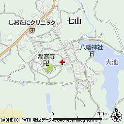 和歌山県海南市七山317周辺の地図