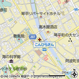 香川県仲多度郡琴平町725周辺の地図