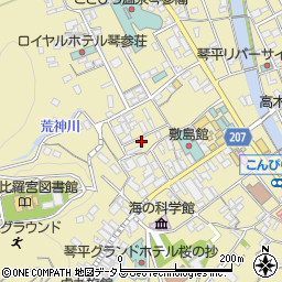 香川県仲多度郡琴平町841周辺の地図
