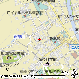 香川県仲多度郡琴平町852周辺の地図