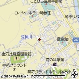 香川県仲多度郡琴平町856周辺の地図
