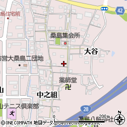 徳島県鳴門市撫養町大桑島北之組111周辺の地図