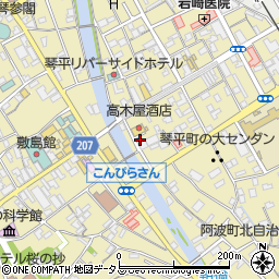 香川県仲多度郡琴平町215-2周辺の地図