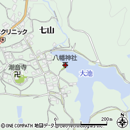 和歌山県海南市七山443周辺の地図