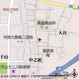 徳島県鳴門市撫養町大桑島北之組110周辺の地図