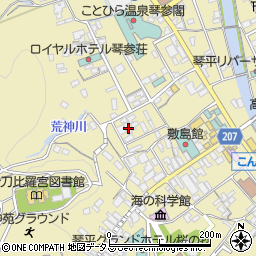 香川県仲多度郡琴平町853周辺の地図