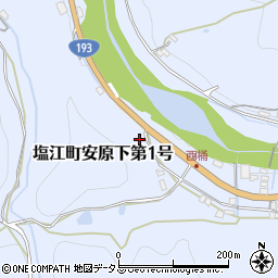 香川県高松市塩江町安原下第１号1993周辺の地図