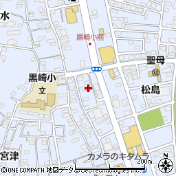 徳島県鳴門市撫養町黒崎松島138-3周辺の地図