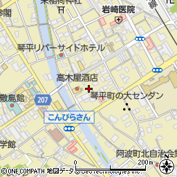香川県仲多度郡琴平町223-12周辺の地図