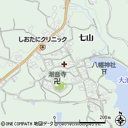 和歌山県海南市七山336周辺の地図