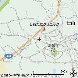 和歌山県海南市七山356-1周辺の地図